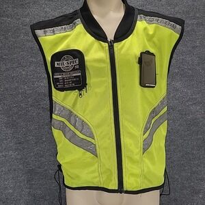 ICON Motorsports Mesh Mil Spec Fluorescent Neon Reflective Vest Super Size